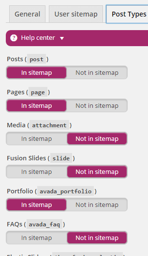 post sitemap