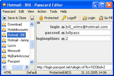 Protected Passcard in Editor